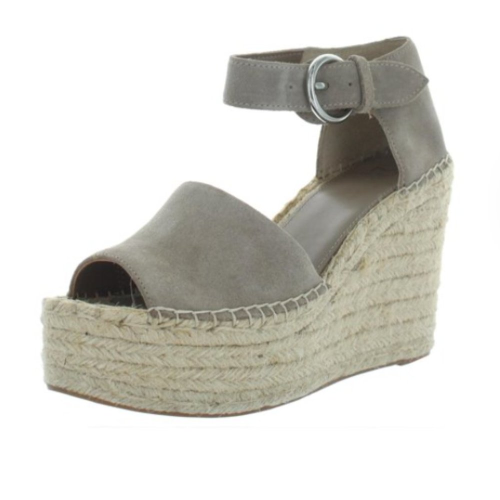 Marc Fisher Alida Platform Wedge in Taupe